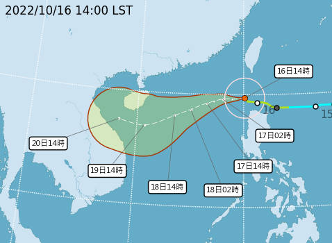 氣象局預報員徐仲毅表示，今晚深夜到明天清晨，雨勢集中大台北、宜蘭，桃園以北及花東有間歇性雨勢。 圖：中央氣象局／提供