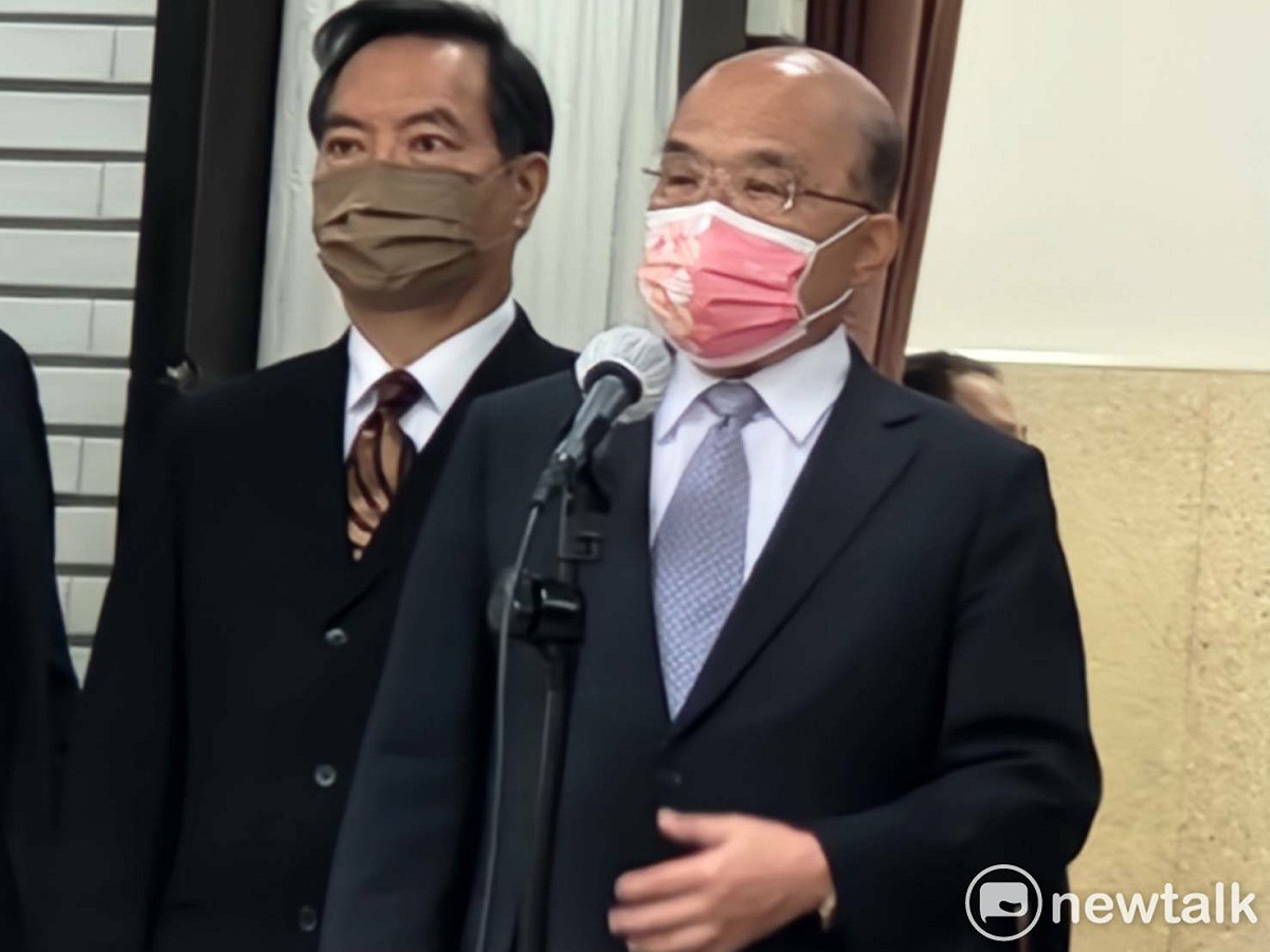 行政院長蘇貞昌傳出確診。 圖：黃建豪/攝(資料照)