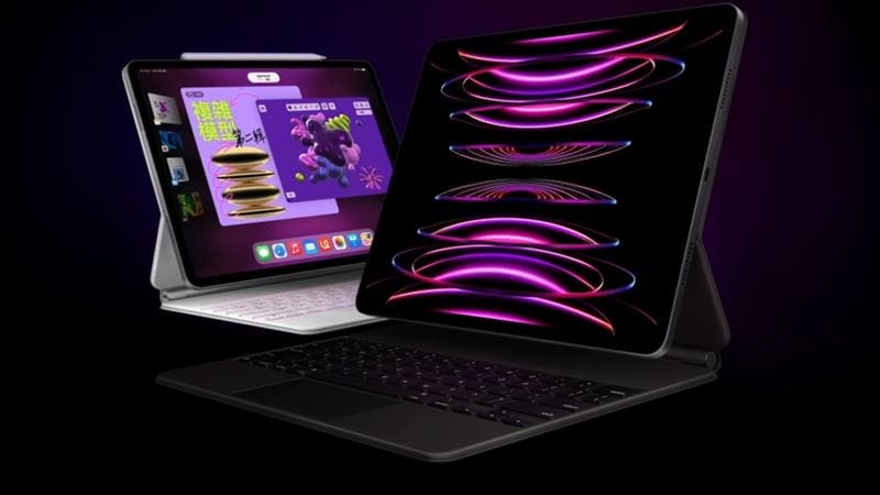 新一代iPad Pro有兩款，螢幕尺寸分別為11吋及12.9吋，顏色方面，有「太空灰」及「銀色」兩色。 圖：翻攝自蘋果官網