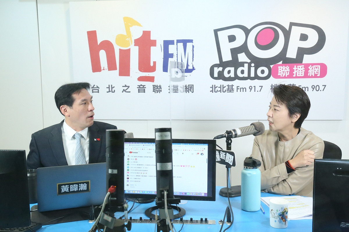 無黨籍台北市長參選人黃珊珊接受《POP撞新聞》專訪。 圖：《POP撞新聞》製作單位 / 提供