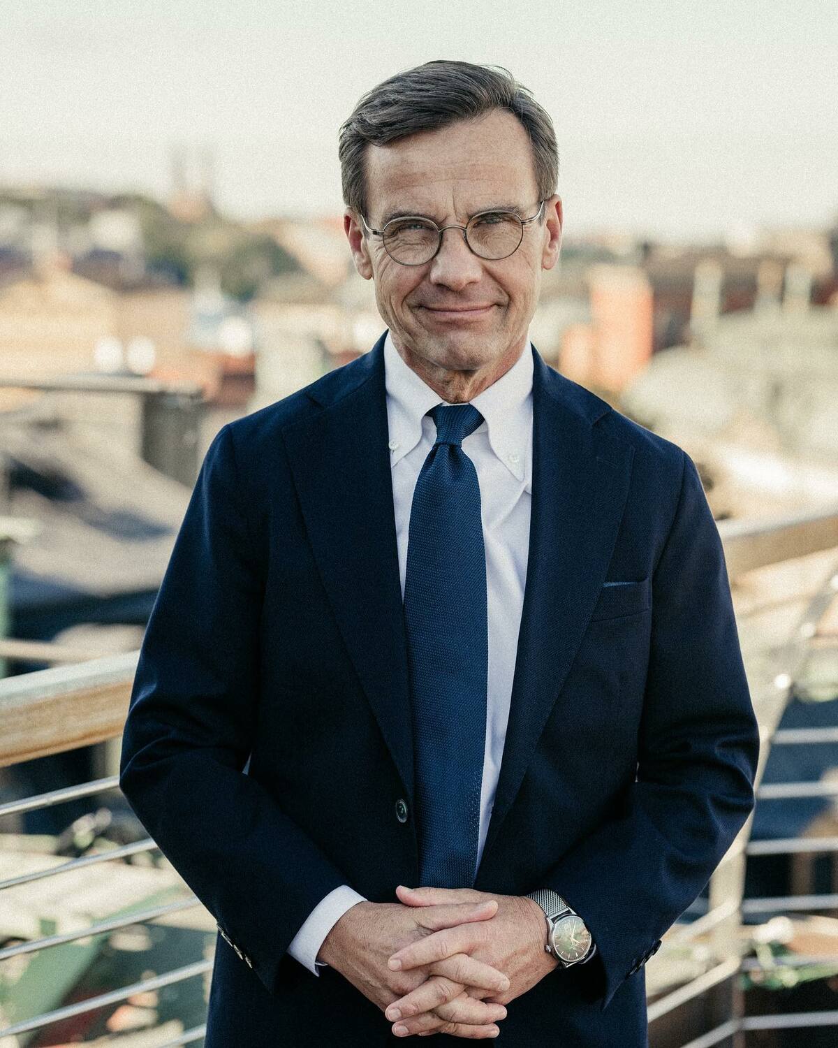 瑞典新任總理克里斯特森（Ulf Kristersson）在首次施政報告關切中國對台武力恫嚇。 圖：取自Ulf Kristersson臉書（資料照）