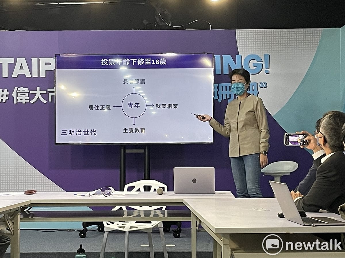 無黨籍台北市長參選人黃珊珊。 圖：周煊惠 / 攝