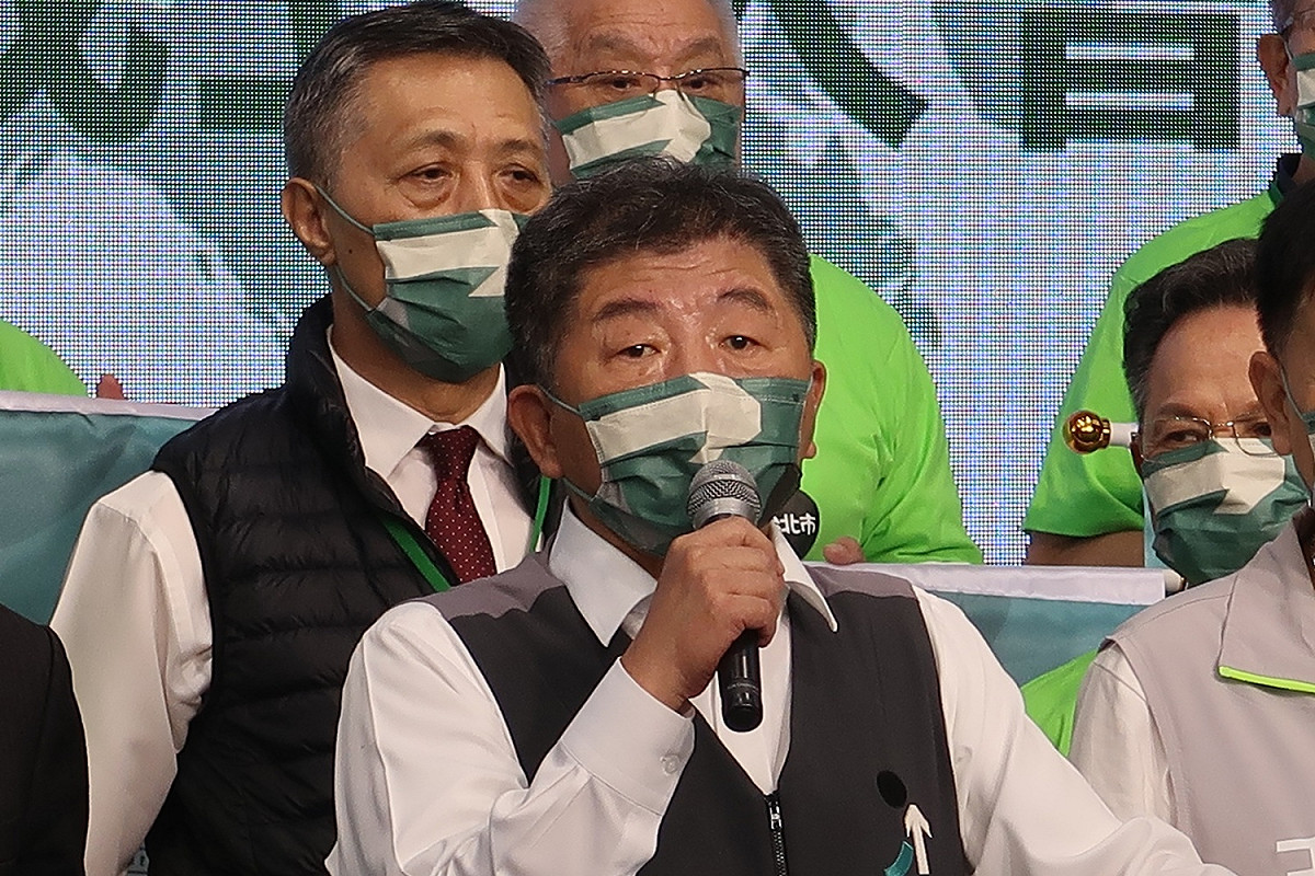 民進黨台北市長候選人陳時中 圖：林朝億/攝