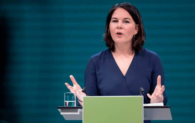德國外交部長貝爾博克( Annalena Baerbock )稱外資企業無法在中國投資包括機場、港口、電網等在內的關鍵基礎設施。 圖:翻攝自環球網
