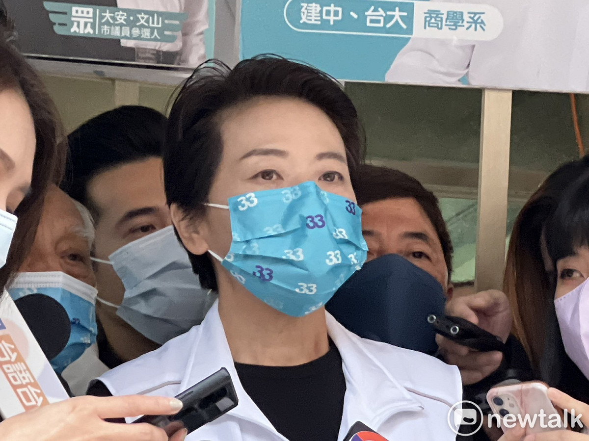 無黨籍台北市長參選人黃珊珊。 圖：周煊惠 / 攝