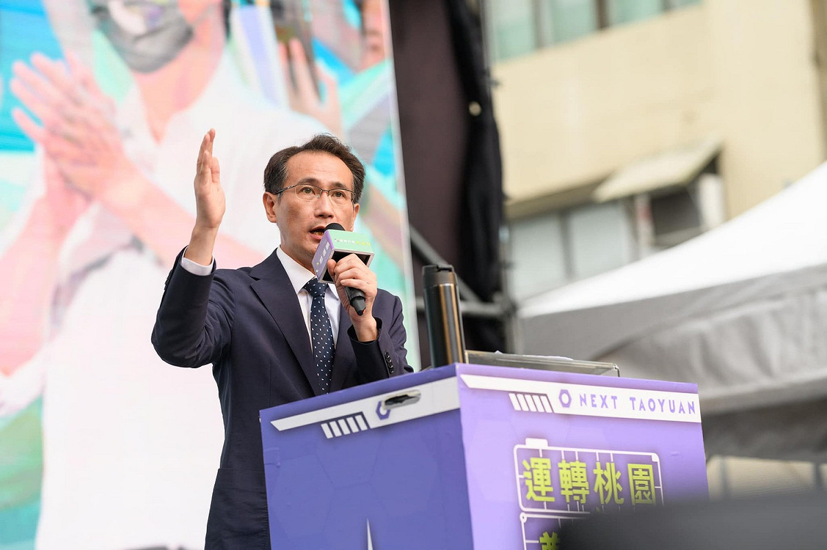 民進黨桃園市長候選人鄭運鵬。 圖：擷自鄭運鵬臉書(資料照片)