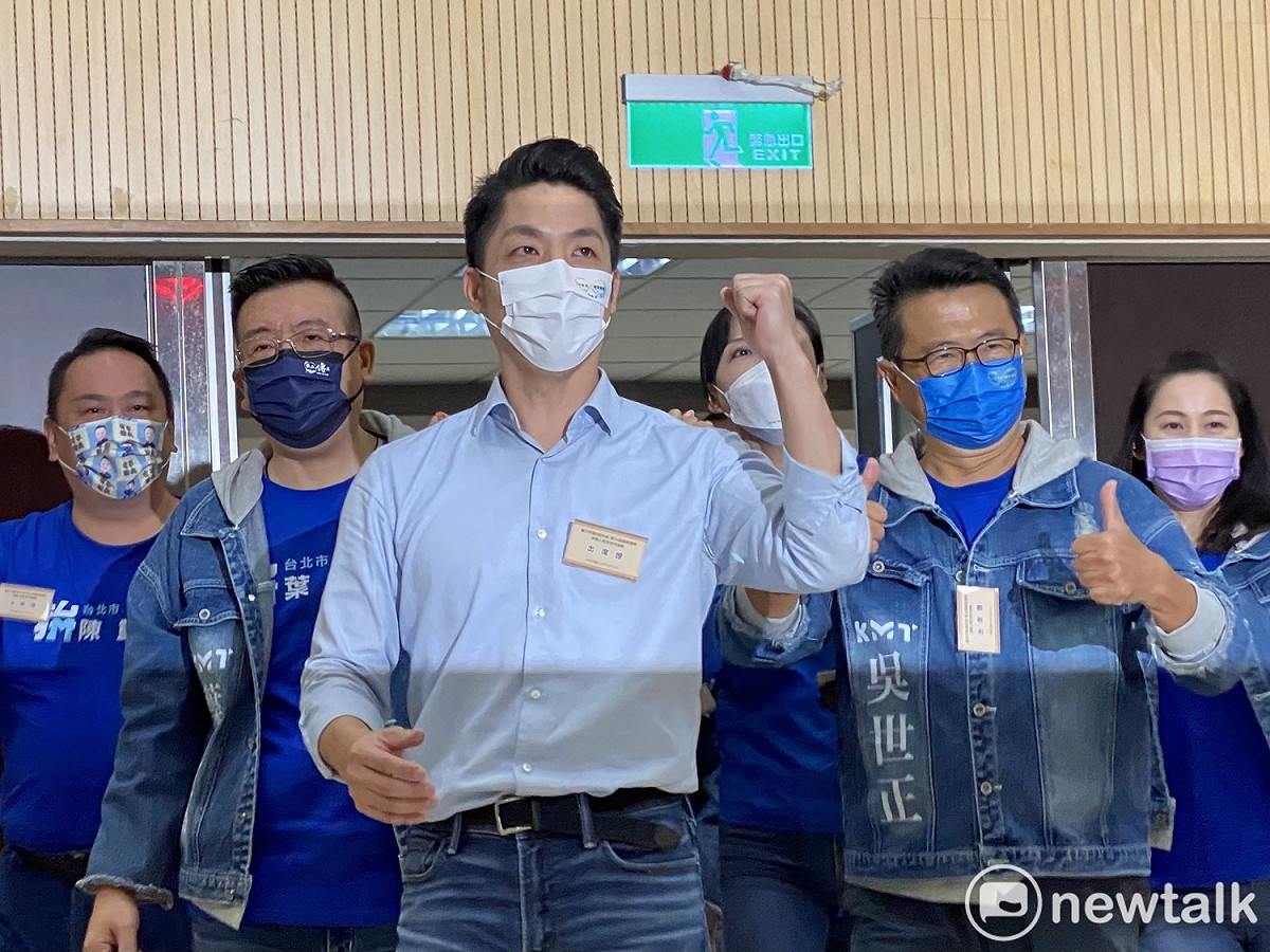 國民黨台北市長候選人蔣萬安。 圖：周煊惠 / 攝