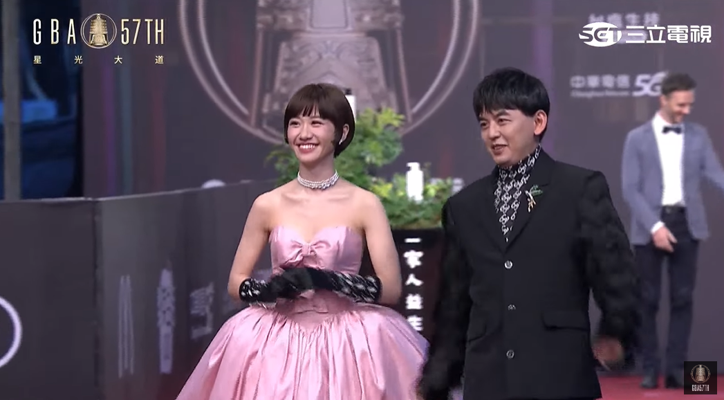 黃子佼和Lulu以《婚禮歌手》入圍綜藝節目主持人獎。 圖：翻攝自YT/廣播電視金鐘獎 Golden Bell Awards