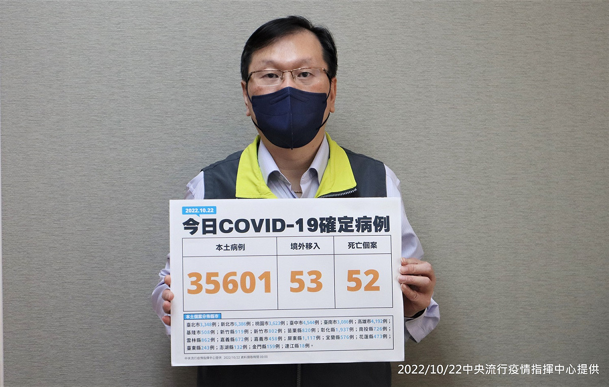 中央流行疫情指揮中心發言人莊人祥。 圖：中央流行疫情指揮中心／提供