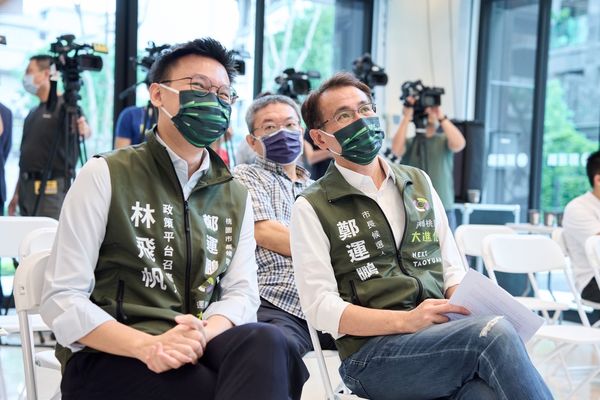 林飛帆感嘆，不能讓 2018 年韓國瑜糟蹋高雄的事件重演。 圖:鄭運鵬競選辦公室提供