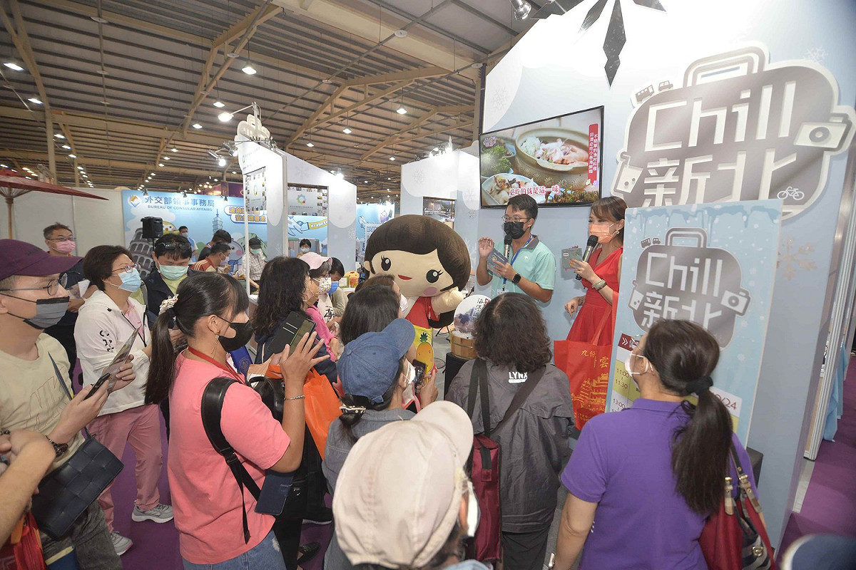 新北率業者至台中參展，歡迎民眾秋冬北上來新北旅遊。 圖：新北市觀旅局提供