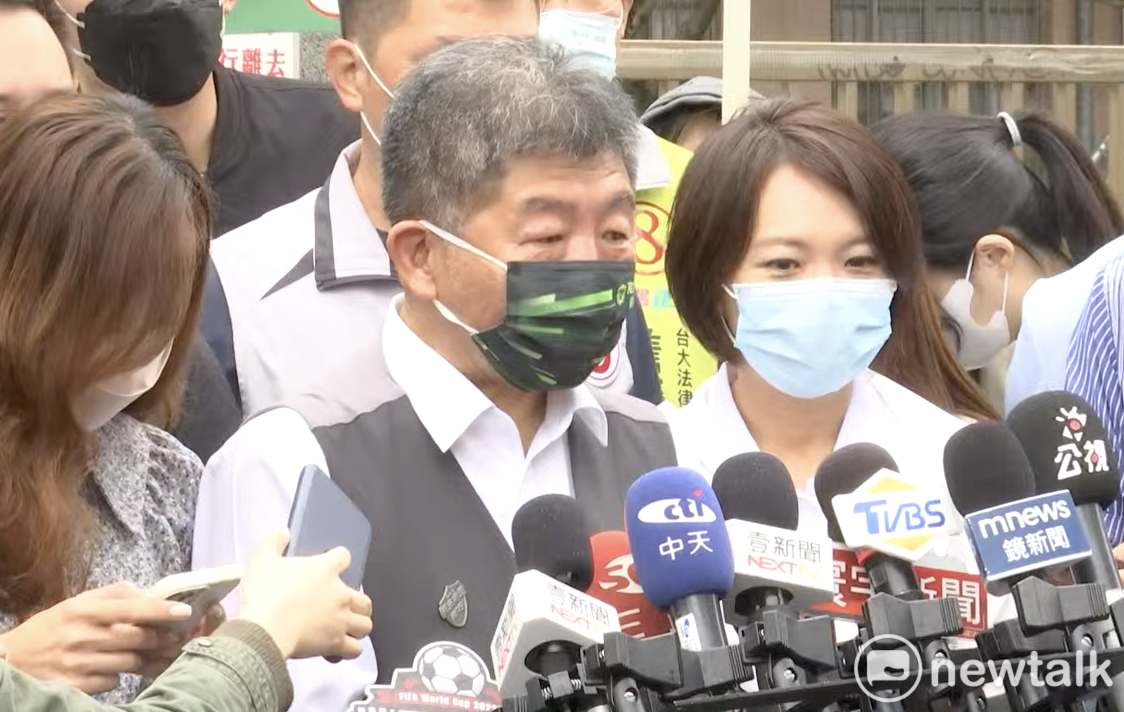 民進黨台北市長候選人陳時中。 圖：周煊惠 / 攝