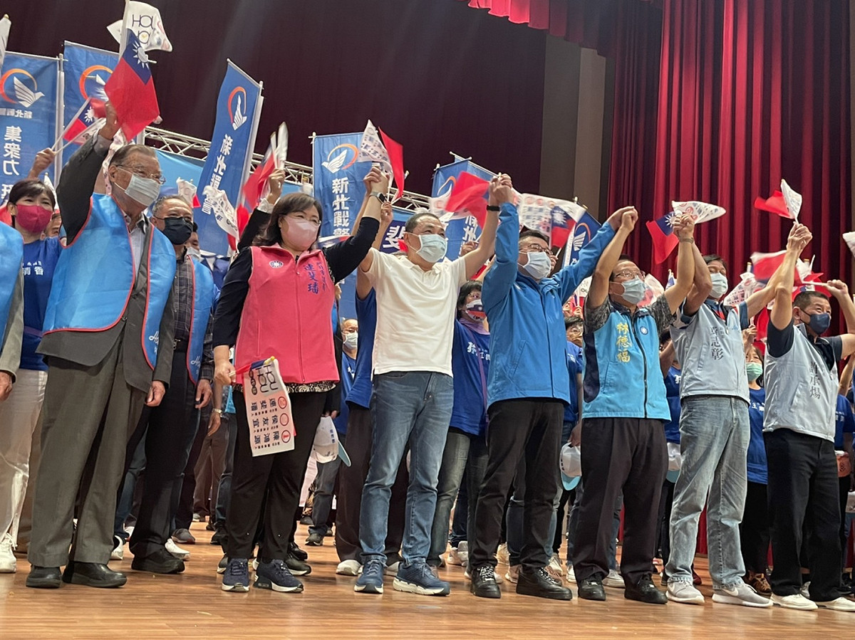 侯友宜永和競選總部今日正式成立。 圖：侯友宜選辦提供