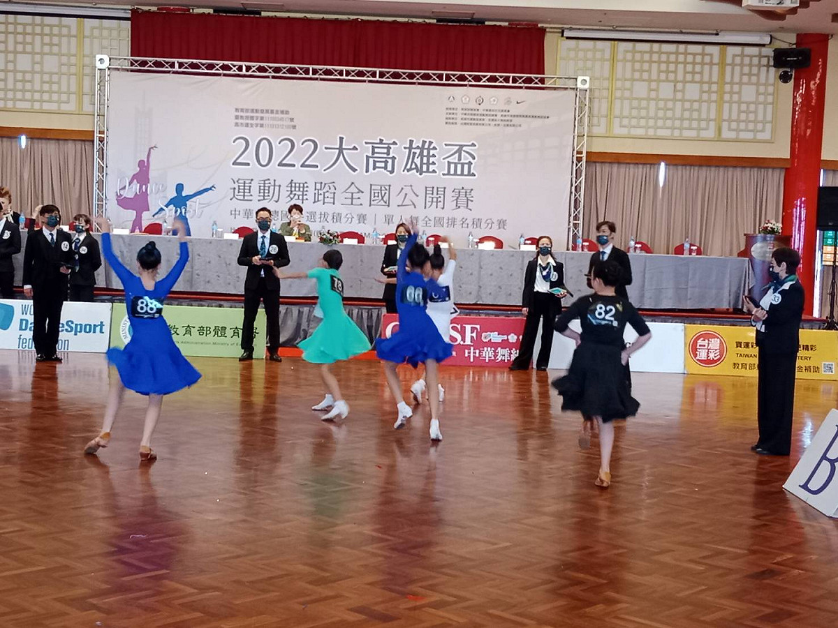 今年南台灣最後一場運動舞蹈積分賽事。 圖：孫家銘攝