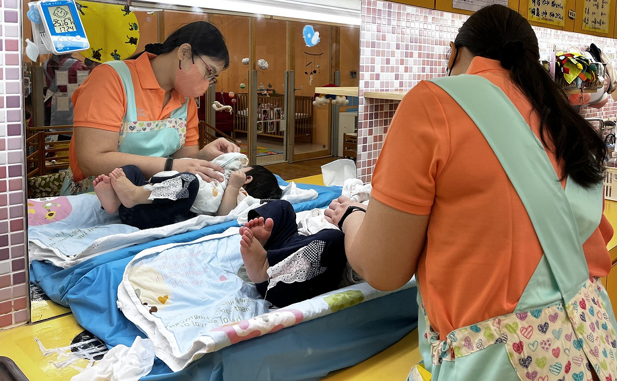 潘菁萍表示，和孩子相處需要用「愛」、「陪伴」及「耐心」來克服這一切。 圖：新北市職訓中心提供