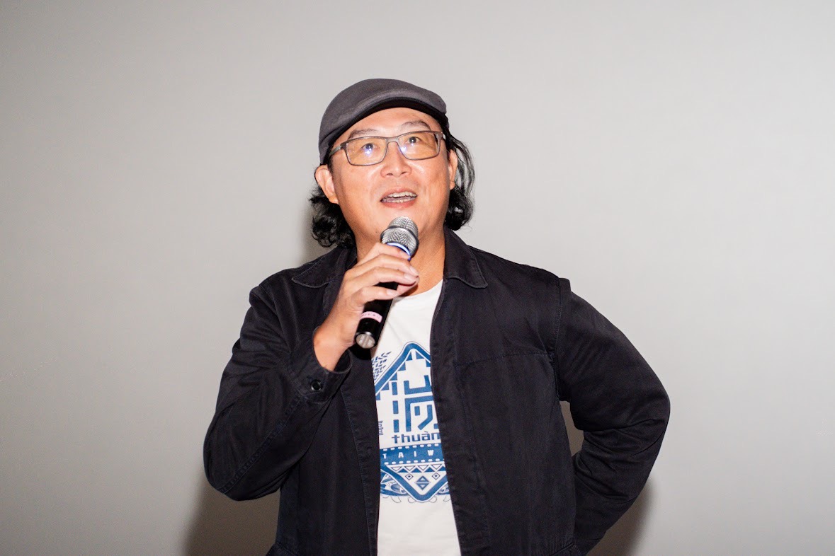 《流麻溝十五號》電影出品人、前立委姚文智。 圖：林佳龍辦公室提供（資料照）