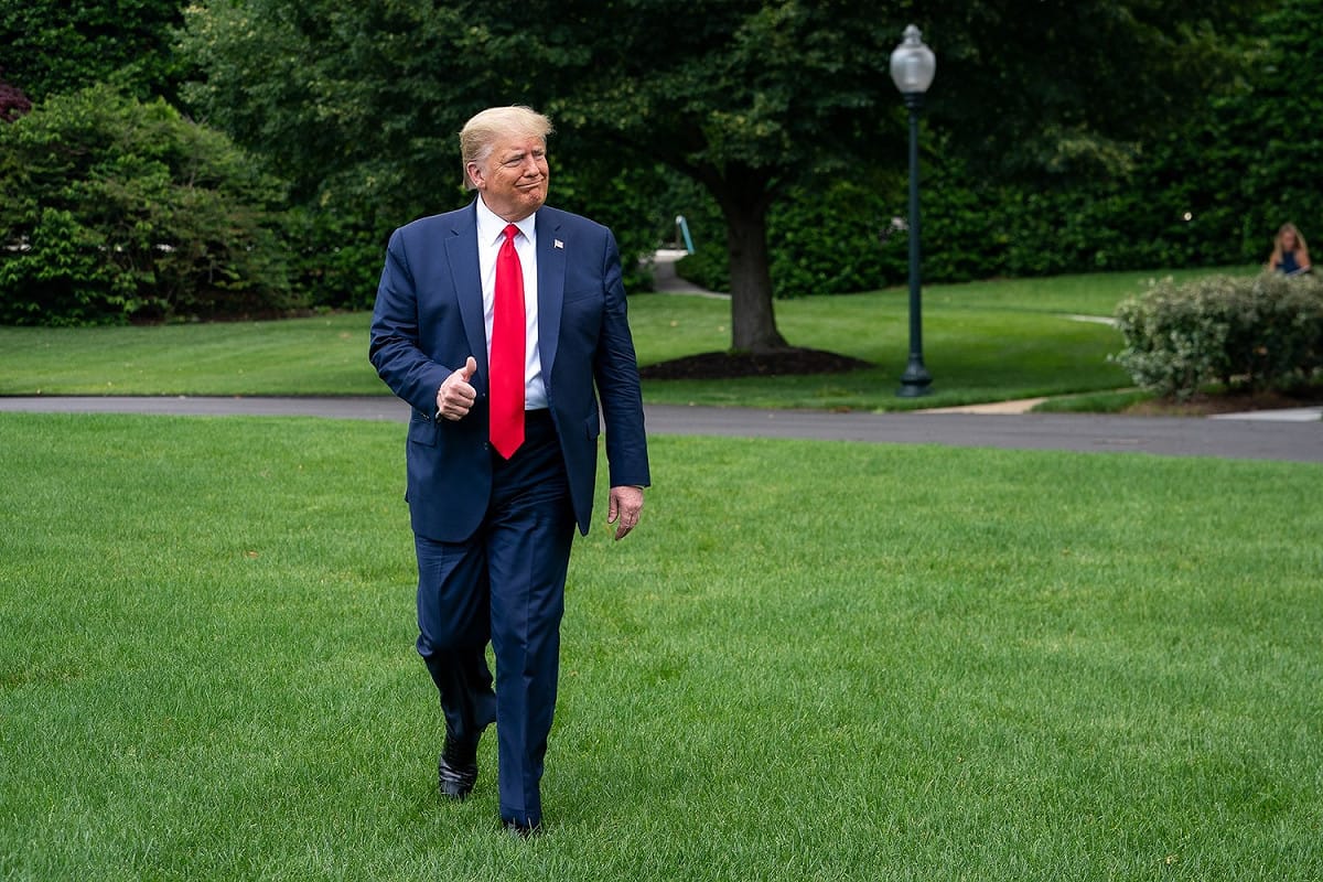 美國前總統川普（Donald Trump）。 圖：翻攝自美國白宮檔案臉書（資料照）
