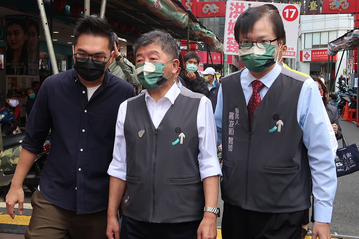 民進黨台北市長候選人陳時中 圖：林朝億/攝