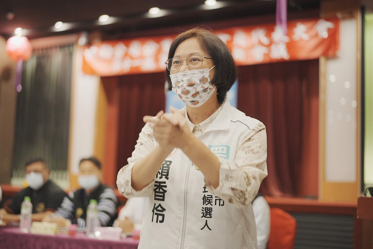 賴香伶呼籲選民票投民眾黨，不需要再像過去含淚投票或含恨投票。 圖：賴香伶競辦/提供