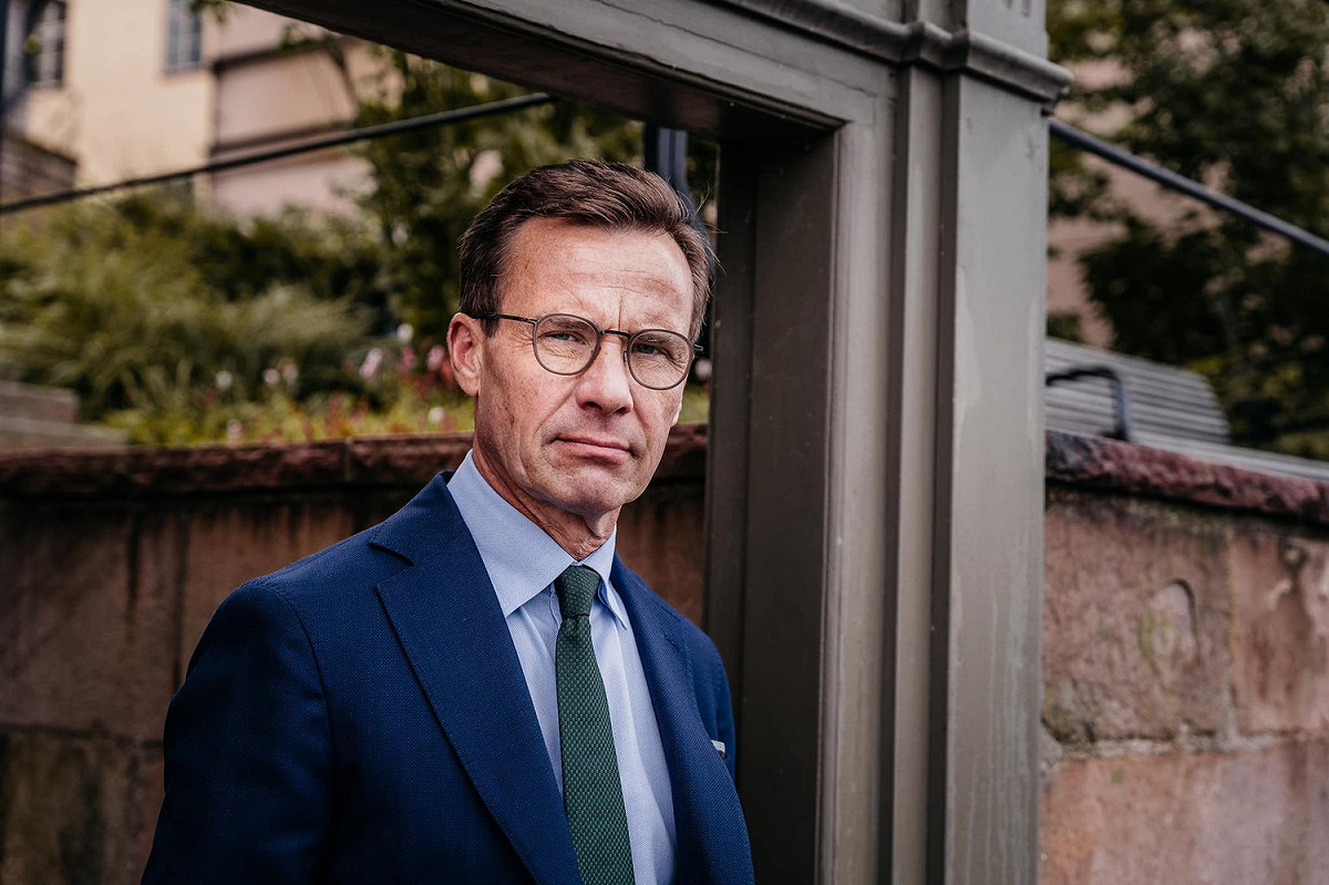 瑞典新任溫和派總理克里斯特森（Ulf Kristersson）。 圖：翻攝自臉書（資料照）