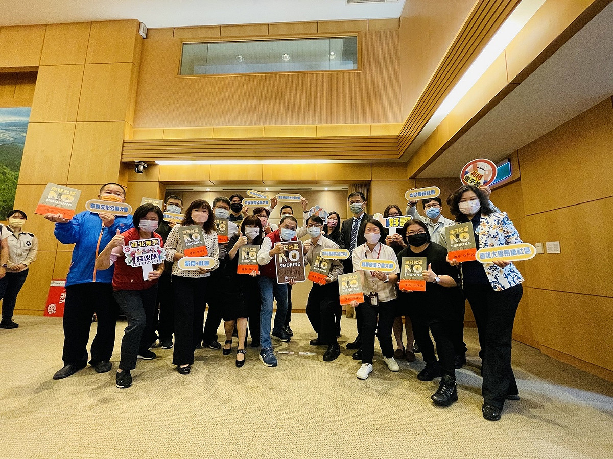 新北市14家社區自主響應無菸社區。 圖：新北市衛生局提供