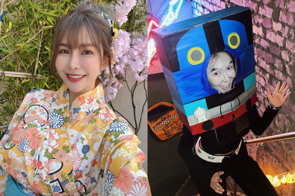 阿樂過萬聖節。 圖：翻攝自IG/alephant_0427