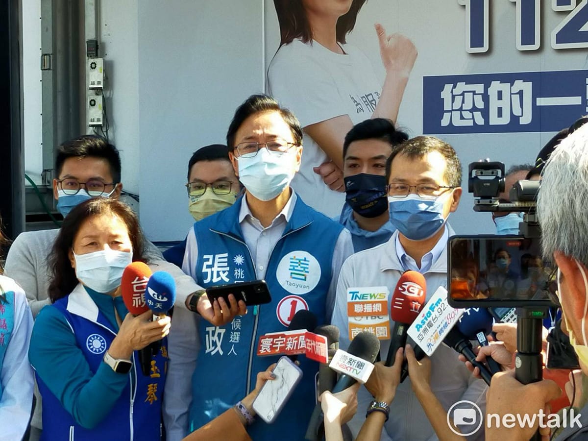 羅智強認為，民進黨要全黨挺桃園鄭運鵬，是因為民進黨急了。 圖：林昀真／攝