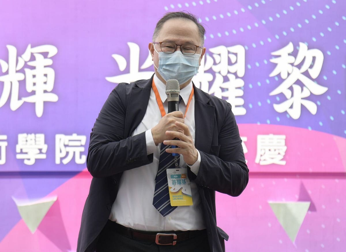 黎明技術學院董事長許耀基感謝各界支持黎明。 圖：黎明技術學院提供