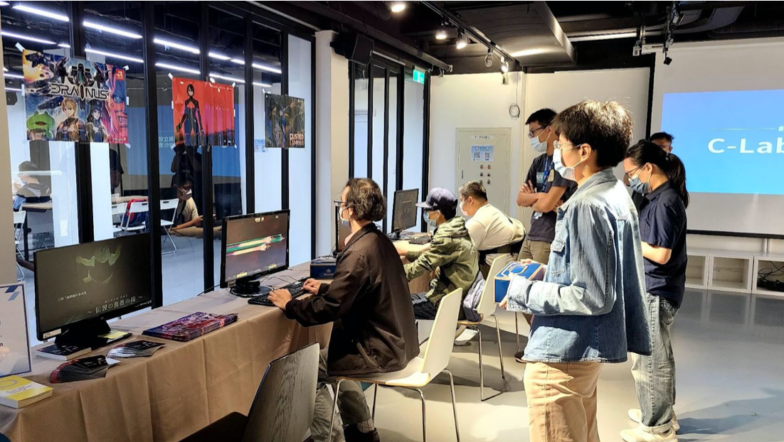 Playism也在現場設置遊戲試玩區供參加者體驗。 圖：創夢市集／提供