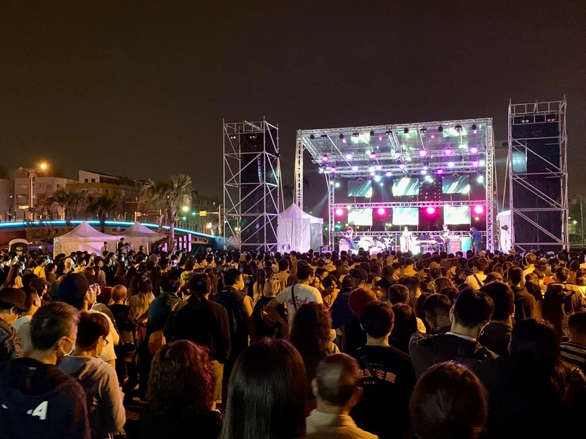 今年的音樂節將在11月3日至6日登場，特別的是城市音樂節首次在億載金城登場。 圖：翻攝自台南城市音樂節臉書（歷年照片）
