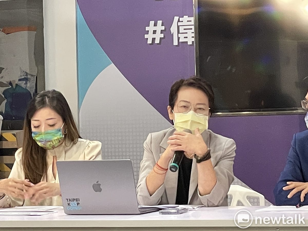 無黨籍台北市長候選人黃珊珊。 圖：周煊惠 / 攝