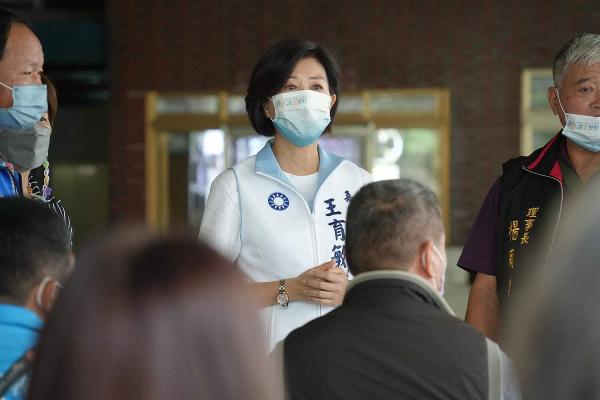 國民黨嘉義縣長候選人王育敏宣布敗選。 圖：王育敏競選團隊/提供（資料照）