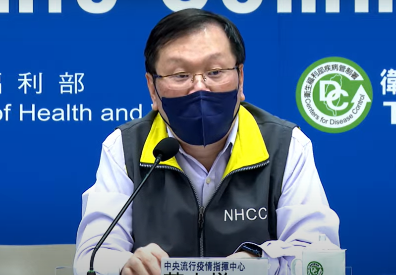 中央流行疫情指揮中心發言人莊人祥。 圖：中央流行疫情指揮中心／提供