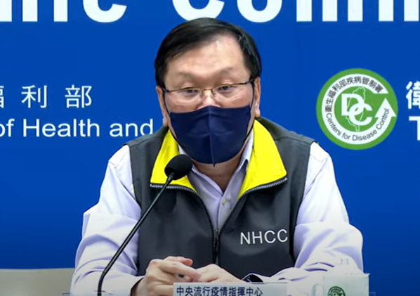 中央流行疫情指揮中心發言人莊人祥。 圖：中央流行疫情指揮中心／提供