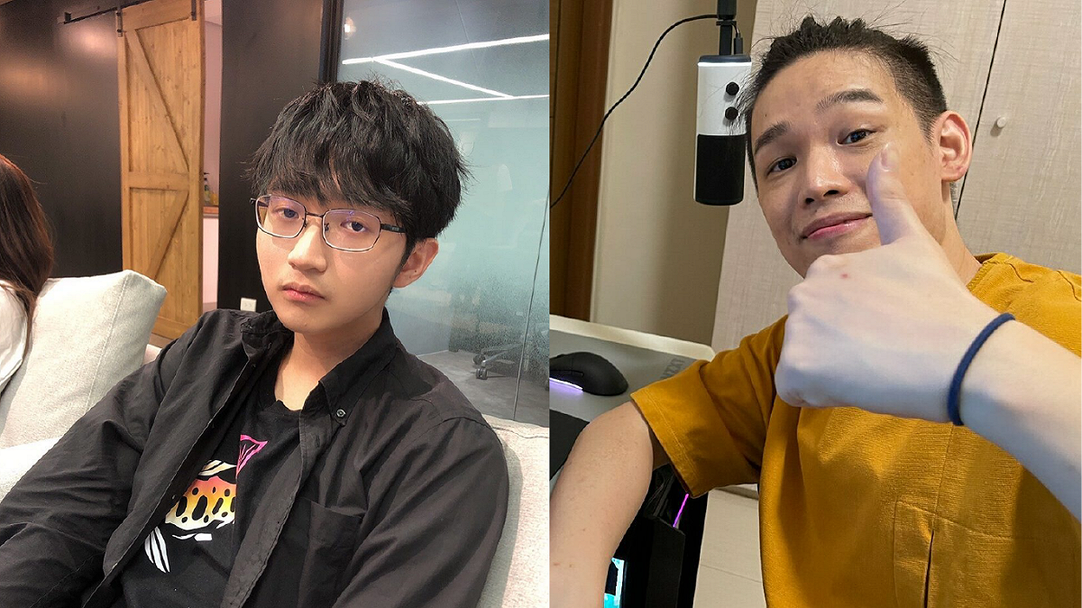 實況主羅傑(右)、超負荷(左)先前都因為一些原因被Twitch永久Ban台，不得以只能轉去YouTube 圖：翻攝自超負荷IG、羅傑臉書