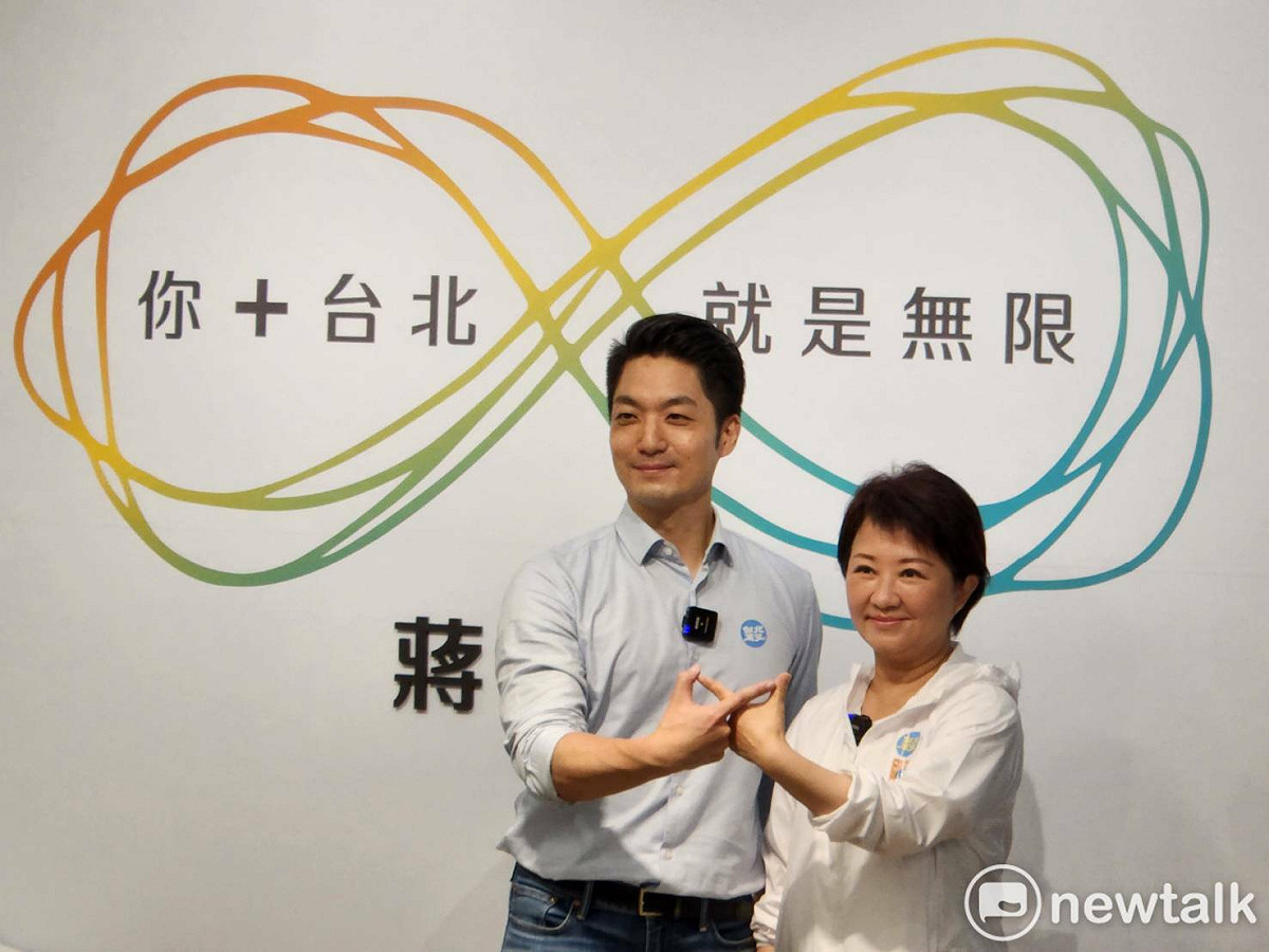 盧秀燕特別請假，到台北替蔣萬安站台。 圖：黃建豪/攝