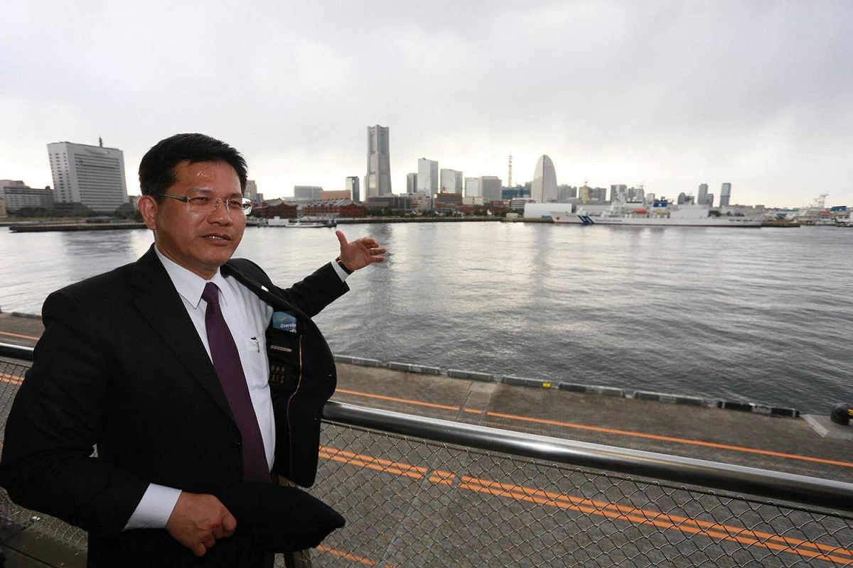 台中市長林佳龍赴日橫濱取經並行銷港市合一 圖:翻攝自林佳龍臉書
