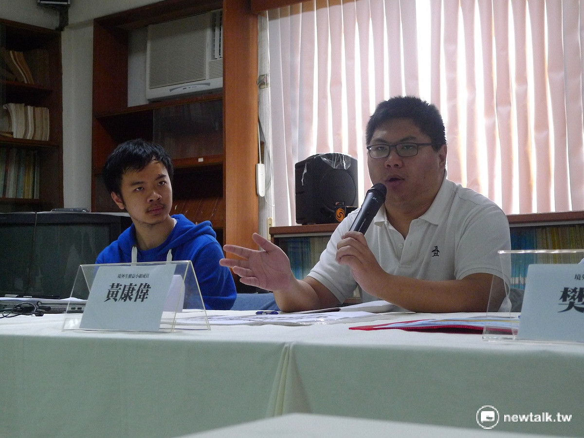 馬來西亞僑生黃康偉。 圖：汪少凡／攝