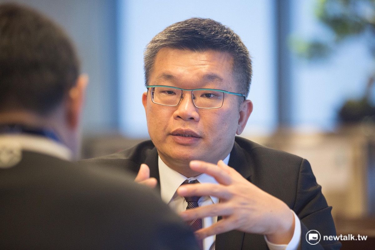 蔡其昌說，政府如果願意鼓勵電競產業，就會有很多優惠措施，名字不一定要用「體育」，只要優惠的內容是一樣就好。 圖：洪翎鈞攝