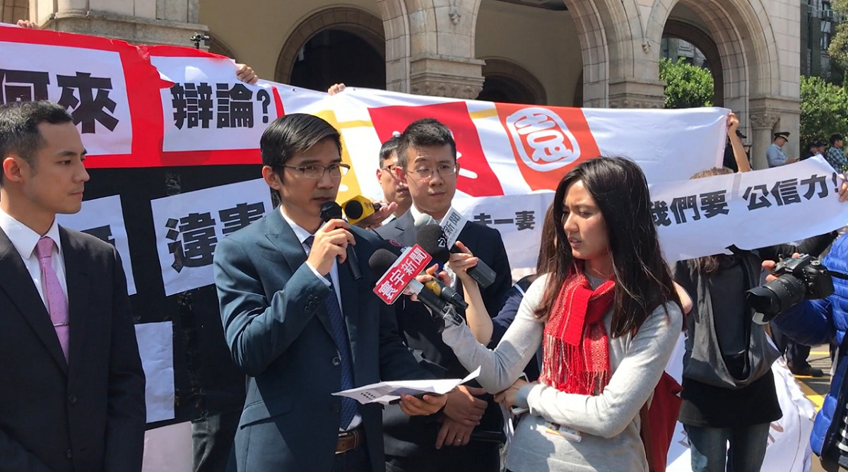 下一代幸福聯盟發言人曾獻瑩提出，婚姻家庭是屬人民的權利，應由全民決定，並非由少數大法官來決定所有人民應適用什麼樣的婚姻制度。 圖：下一代幸福聯盟提供