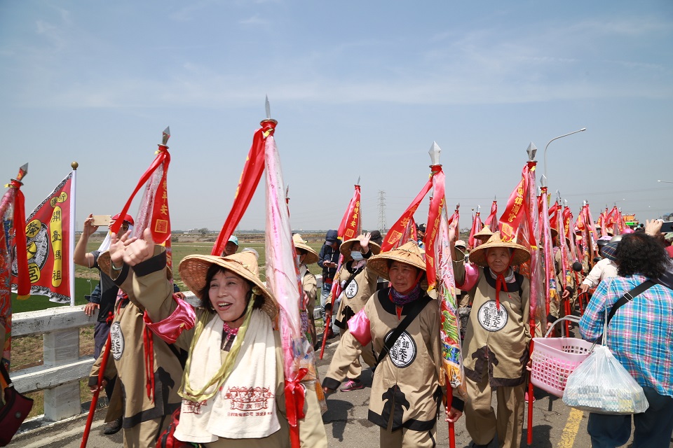 大甲媽祖鑾轎27日經過嘉義縣。 圖:嘉義縣政府提供