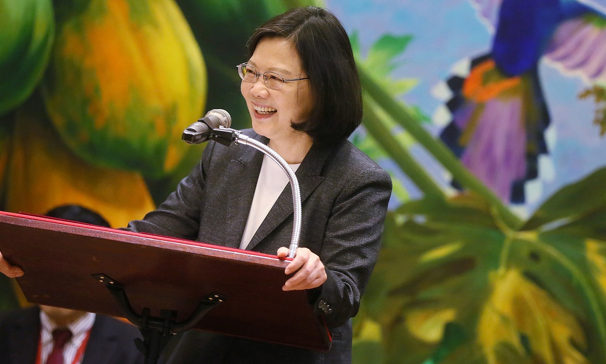 總統蔡英文1日到台北榮總接受健康檢查。 圖：總統府資料照片