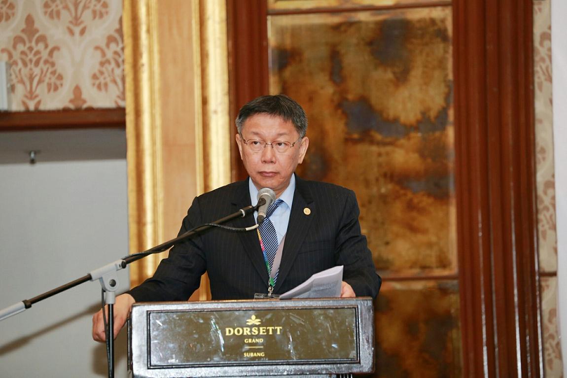 台北市長柯文哲27日晚間表示，台灣最大的問題是「看不順眼就把你幹掉」，「去蔣化」的做法不能解決真正的問題。 圖：翻攝自台北市政府網站。