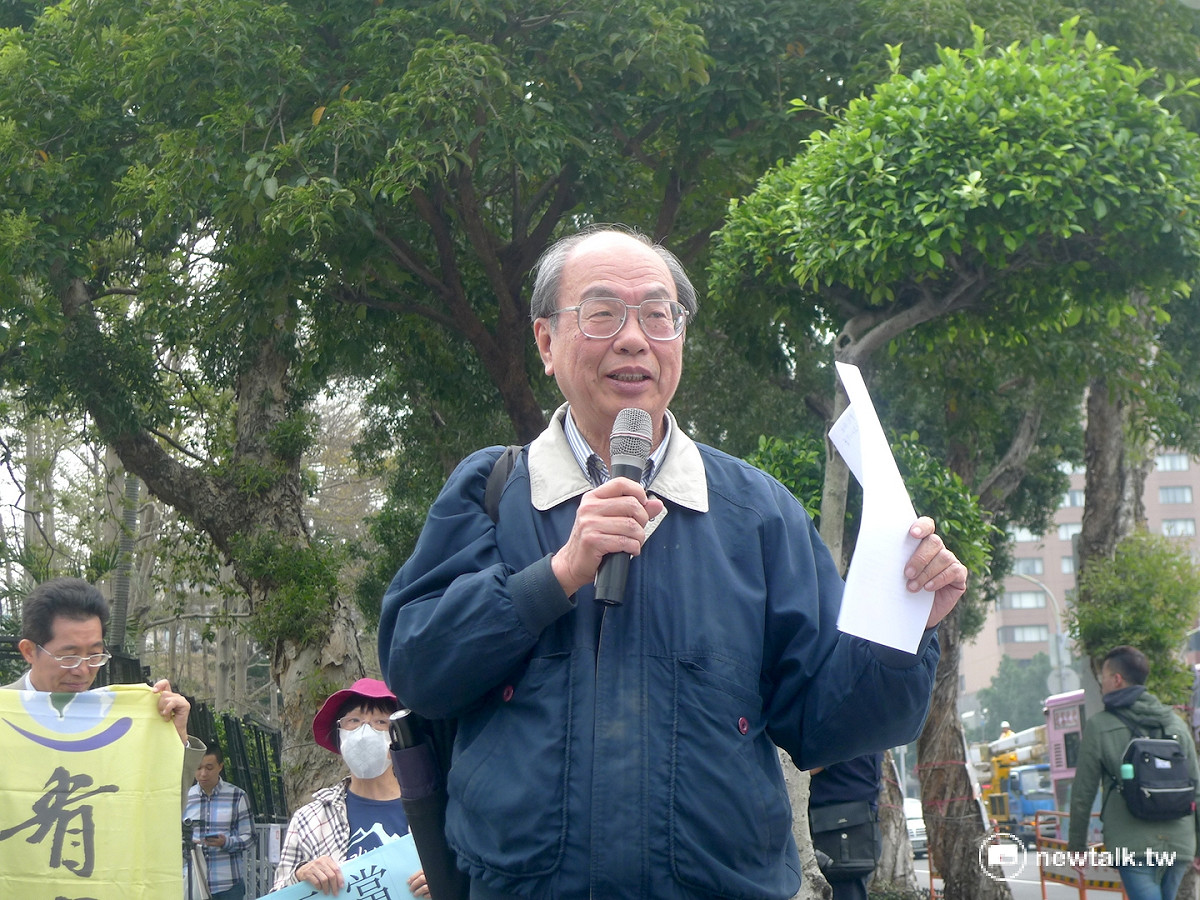 台灣水資源保育聯盟張豐年學術委員表示，「烏溪鳥嘴潭」要徵收283公頃土地，但水利專業者認為10公頃已足夠。 圖：汪少凡/攝