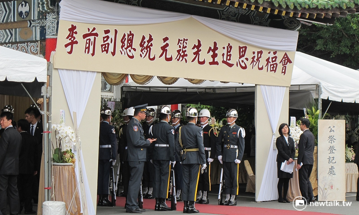 「李前副總統元簇追思祝福會」31日上午在台北市立第一殯儀館舉行。 圖：林朝億/攝