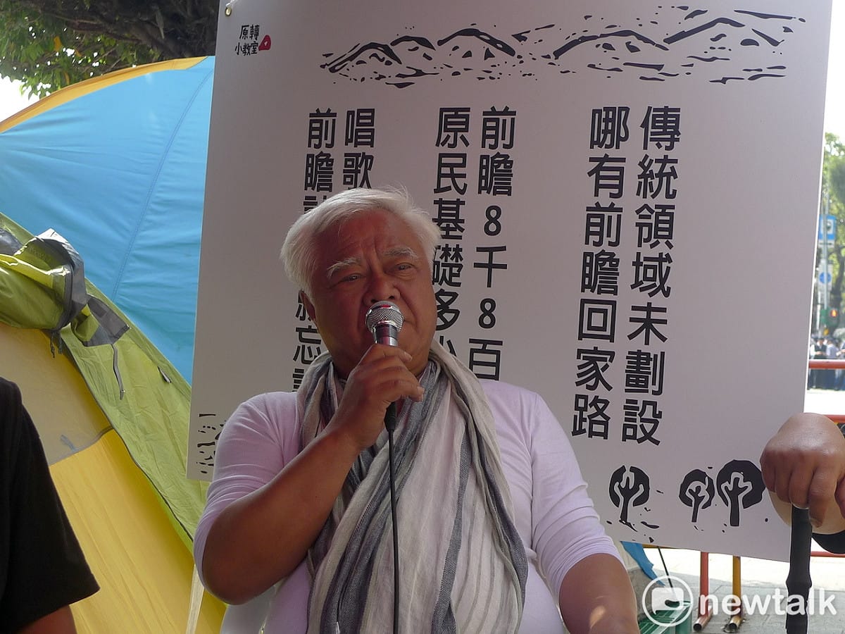 原住民歌手胡德夫。 圖：汪少凡/攝