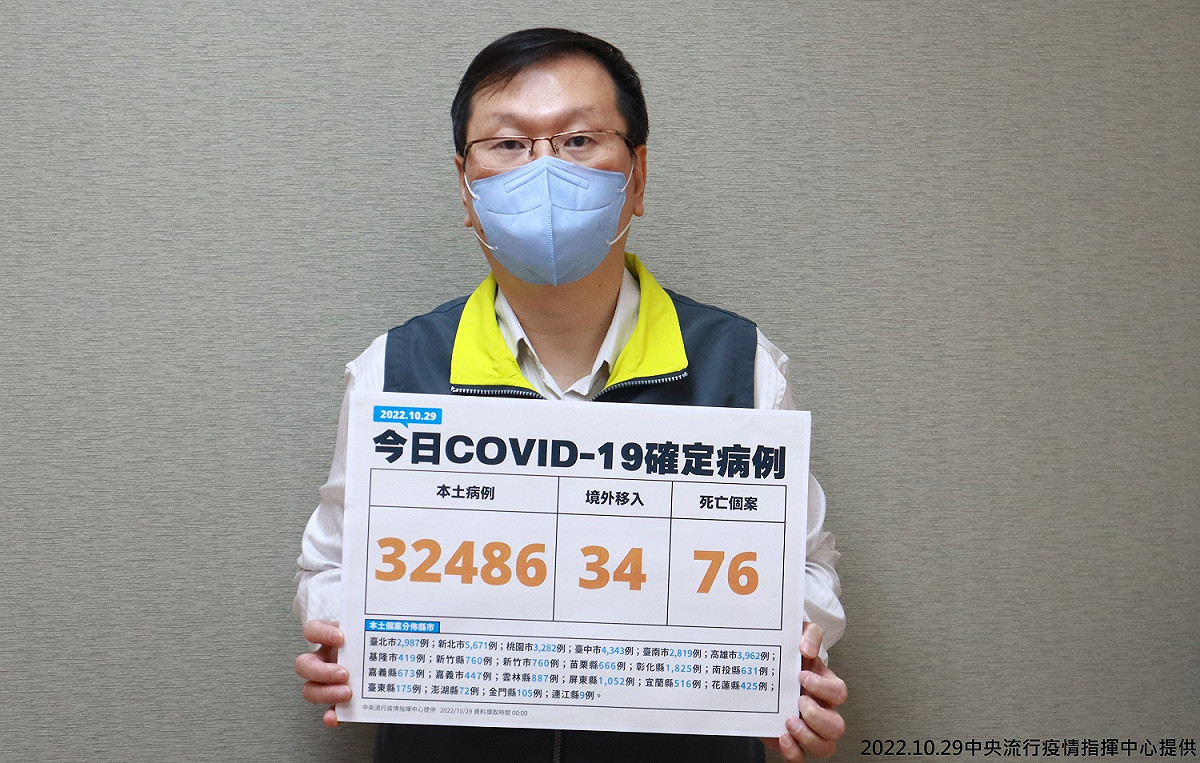 中央流行疫情指揮中心發言人莊人祥。 圖：中央流行疫情指揮中心／提供