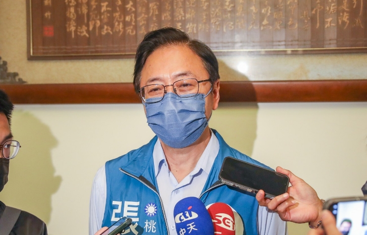 張善政表示，現在國事如麻，蔡英文應先專心把國事做好。 圖：林昀真／翻攝