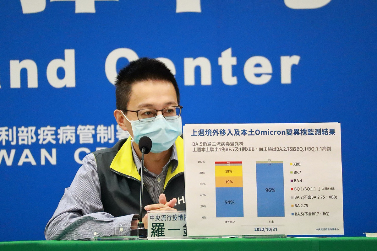 醫療應變組副組長羅一鈞。 圖：中央流行疫情指揮中心/提供