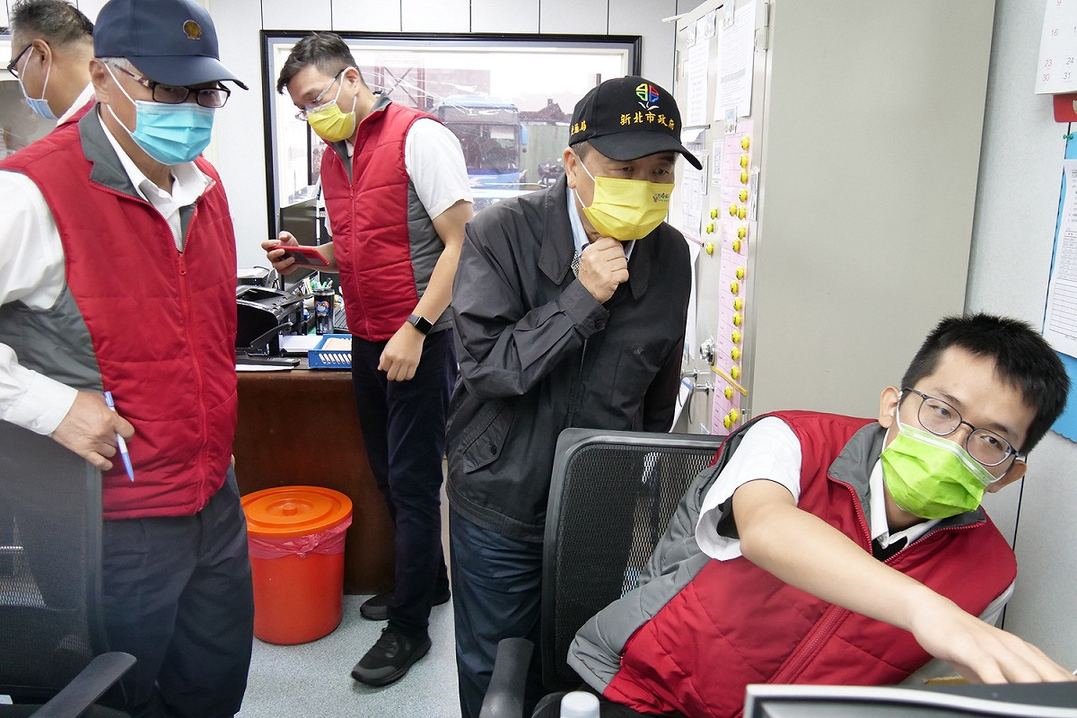 鍾鳴時視察維修紀錄。 圖：新北市交通局提供